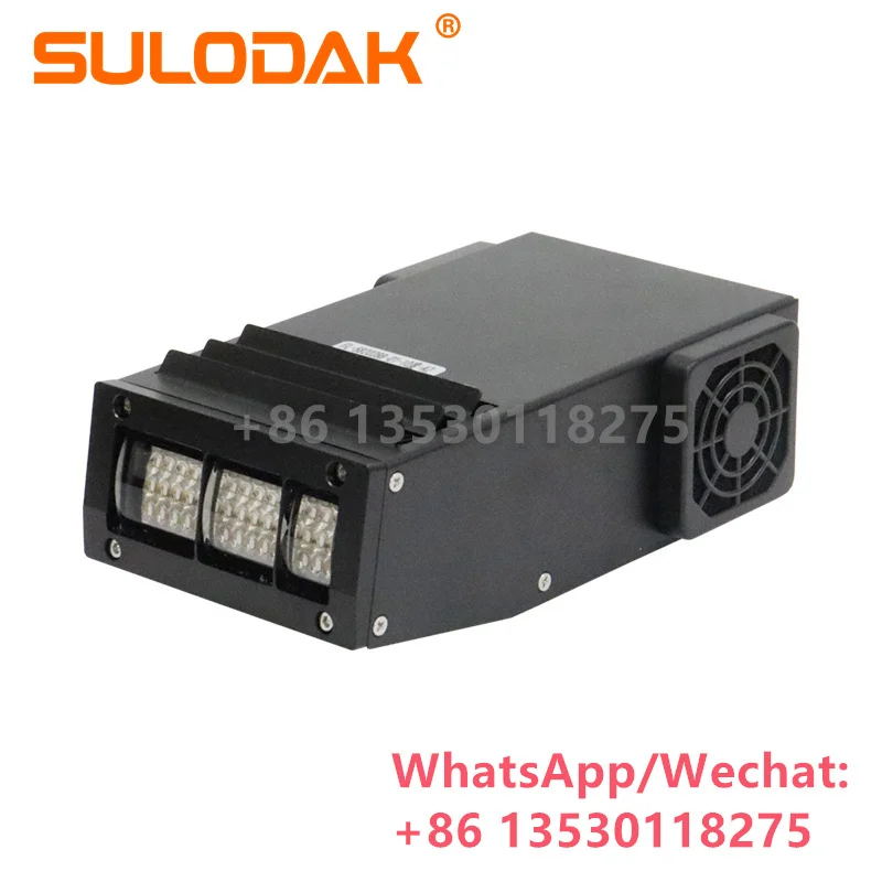 Lampada UV per stampante UV a due controller 58 * 20mm / 35 * 15mm Angolo della lampada LED UV inclinabile per evitare intasare l'alimentazione di controllo della manopola della testina di stampa