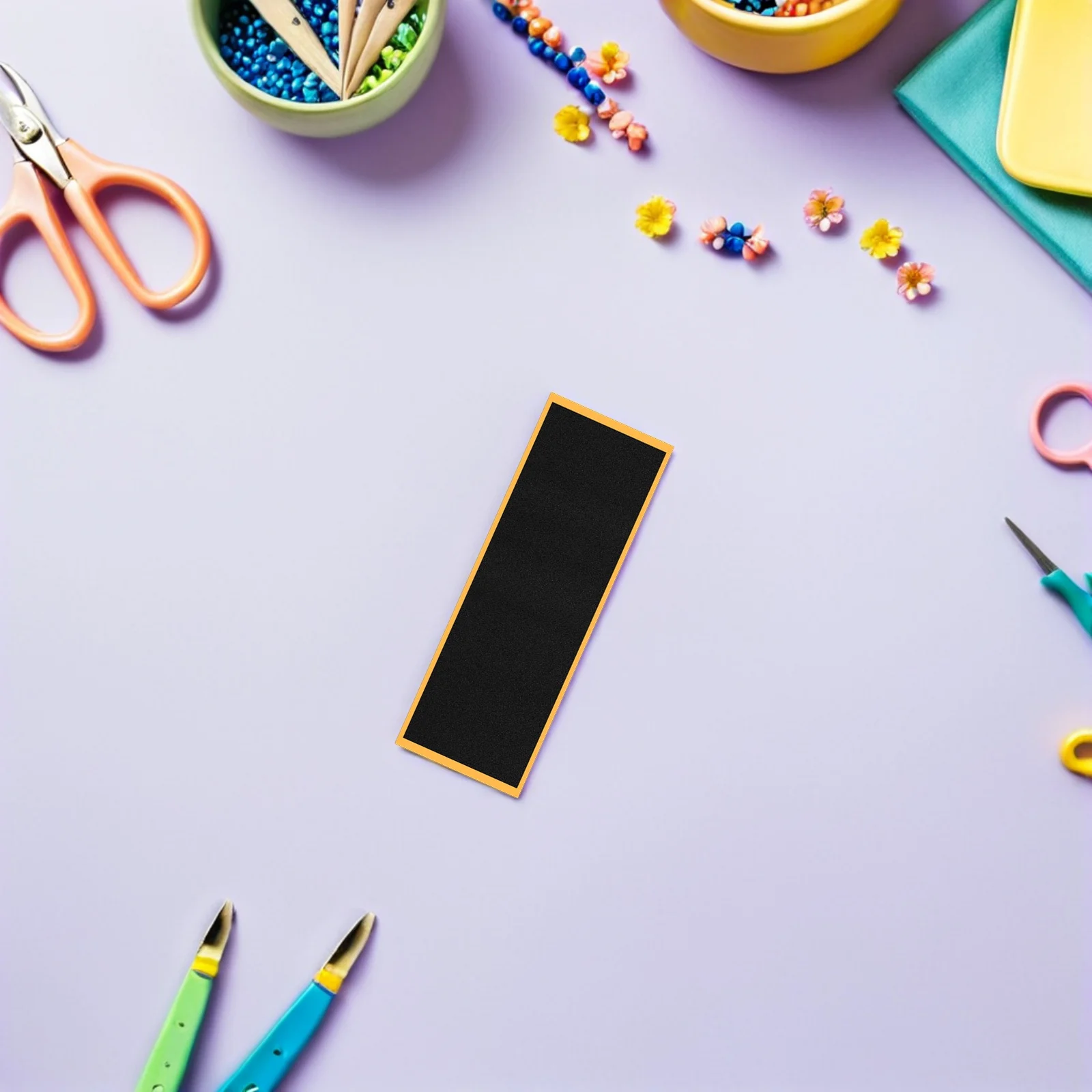 16Pcs Mini Skateboard Grip Tape Soft Foam Cushion Anti Slip Performance Matte Texture 38Mm X 110Mm Fingerboard Replacement Parts