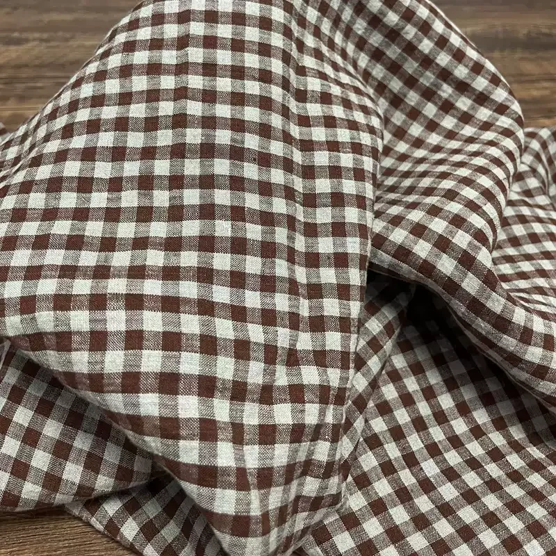 

Pure linen fabric, used for high-end clothing, bed sheets, duvet covers, and home DIY sewing fabrics