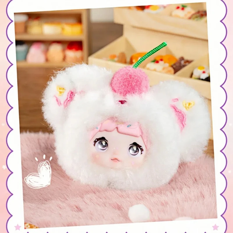Spot nommi doçura 100% vinil pelúcia caixa cega saco charme peças decorativas bonito chaveiro boneca menina brinquedos na moda presente surpreendente