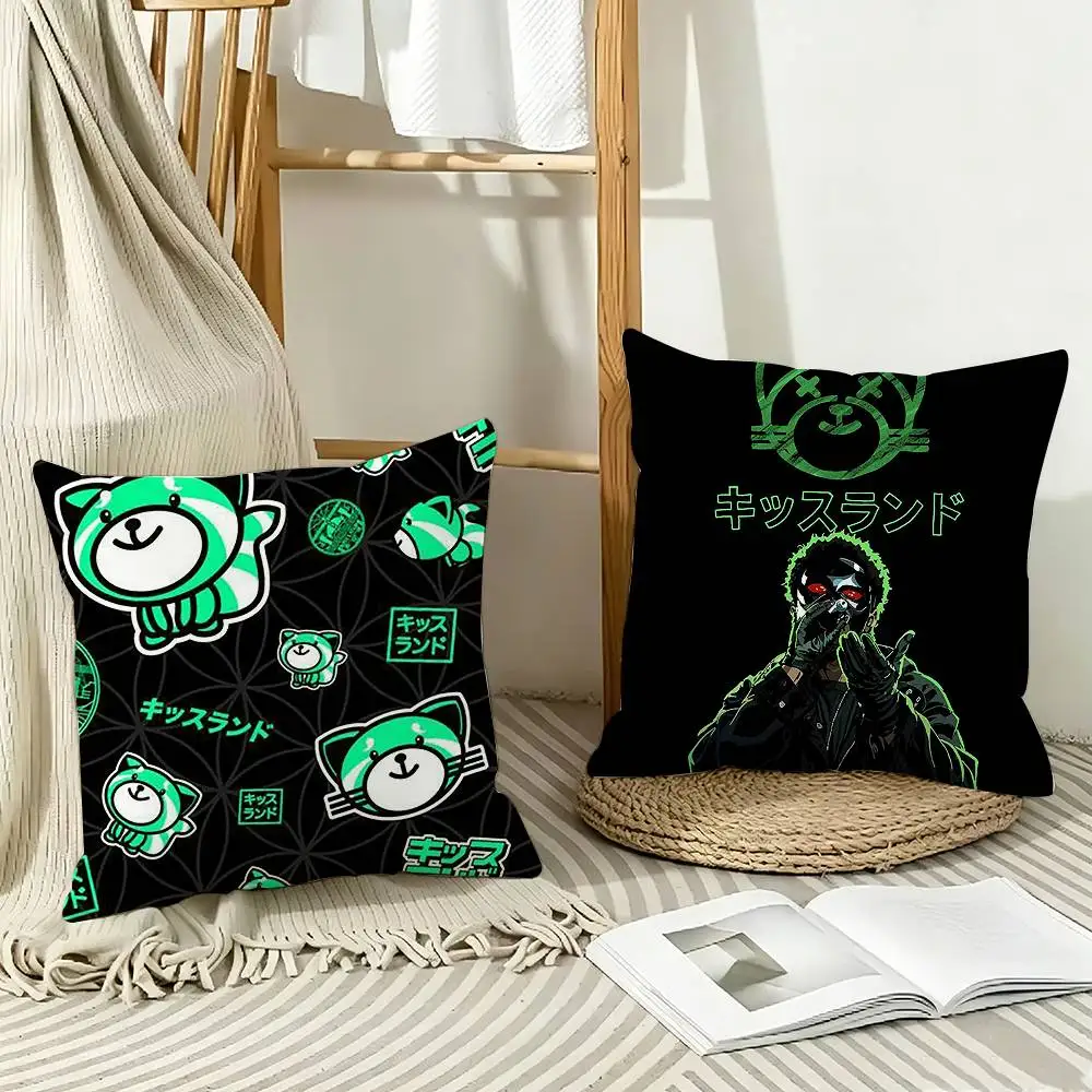 The Weeknd K-Kiss Land Pillow Case Pattern Printed Pillowcase For Living Room Sofa Cushion Cover