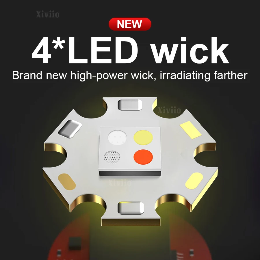 2025 New Upgrade 4LED Powerful Headlamp High Power Sensor Headlamp USB Rechargeable Outdoor Camping Fishing Hunting Head Light