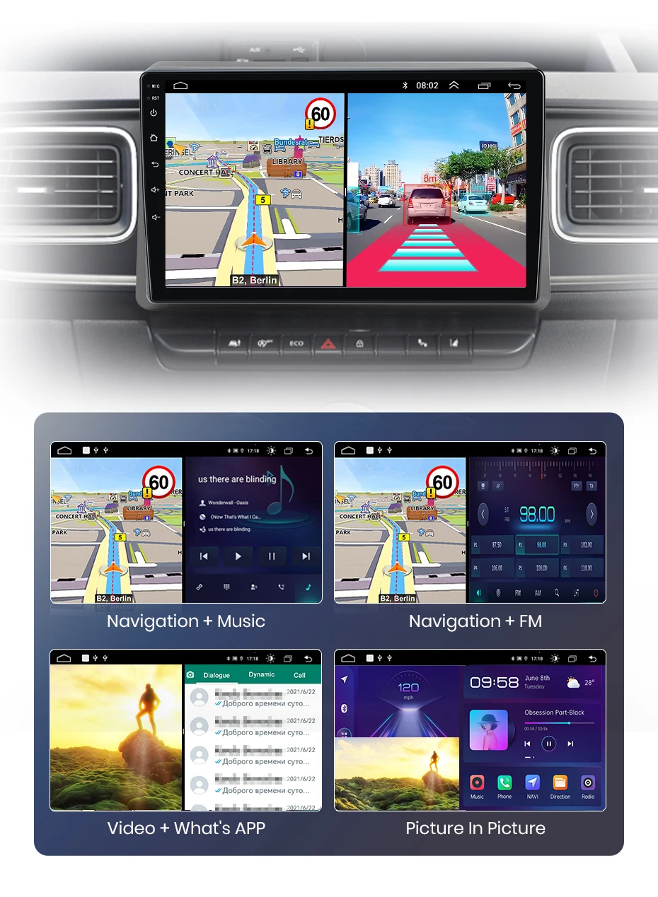 Junsun carplay android autoradio für renault master für nissan nv400 für opel movano 2 2012-2015 autos ysteme 2 din autoradio – Detail 21
