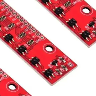 8 Channel Line Tracking Sensor Module Infrared Obstacle Detection For Robot Car DIY Automation 3.3V-5V Red PCB Accessory