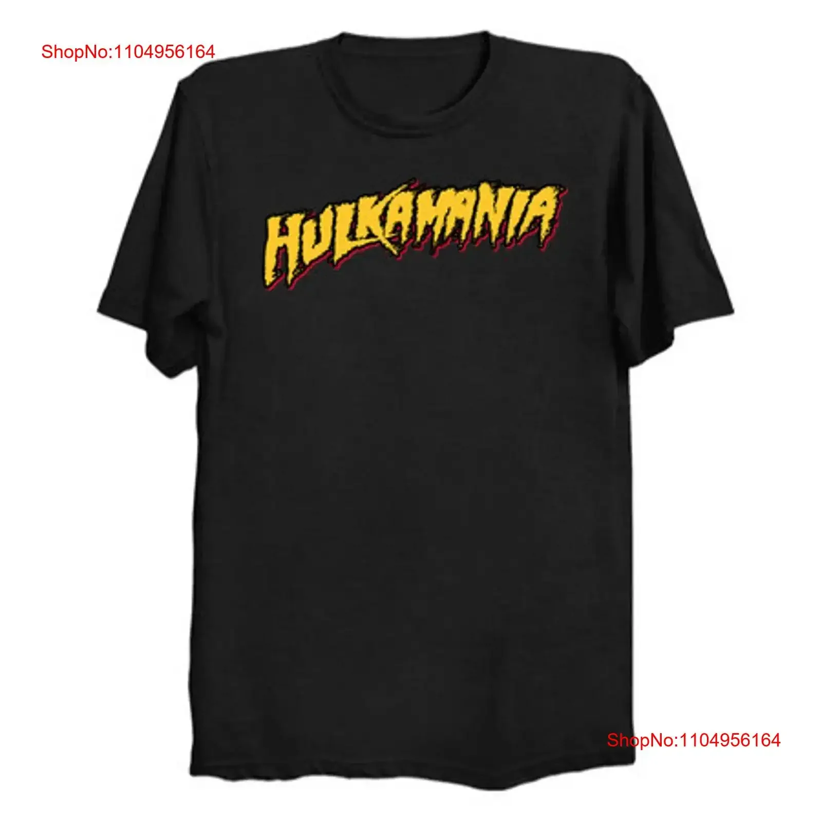 Hulkamania Adult T Shirt vintage Washed Casual Versatile Stylish streetwear fashion Top For Everyday Wear Slightly