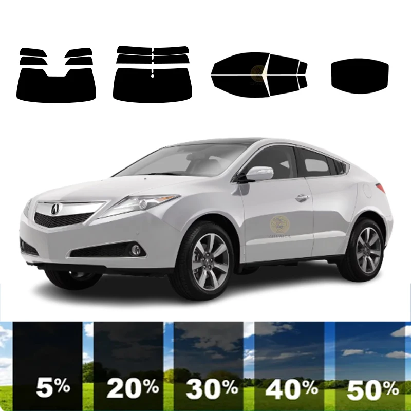 

precut Removable Window Tint Film For Car 100% UVR 5%-70%VLT Heat Insulation Carbon ﻿For ACURA ZDX 4 DR SEDAN 2010-2013