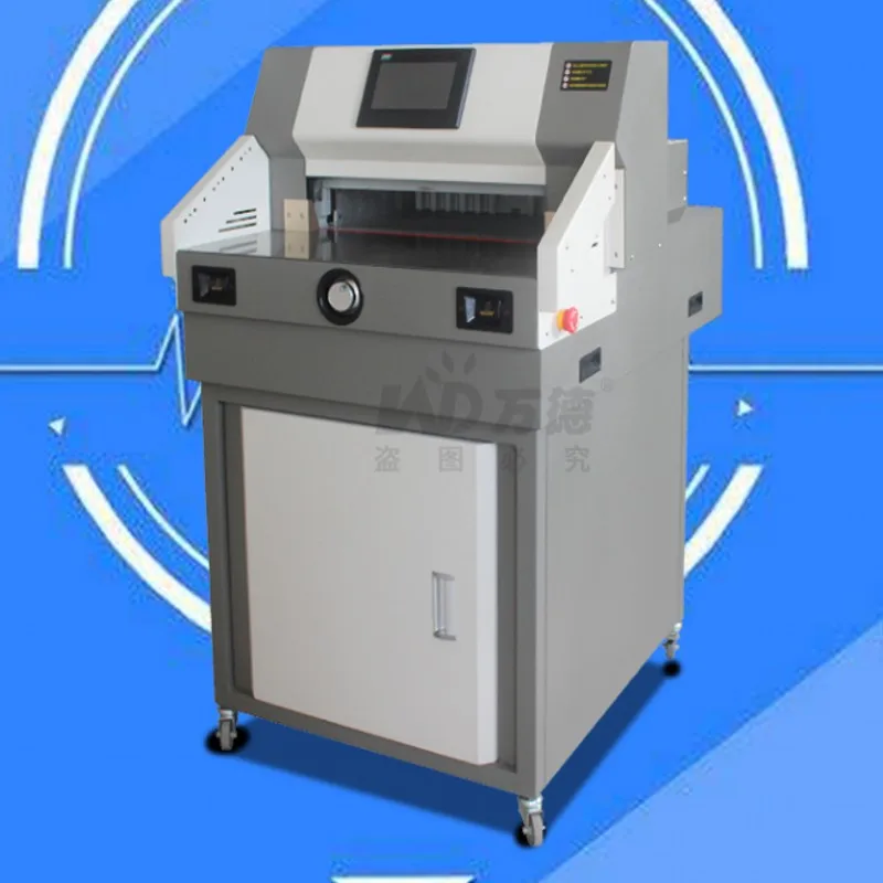 490mm Electric Paper Cutter Machine Guilottine 8cm Cutting Thickness Strong Working Motor