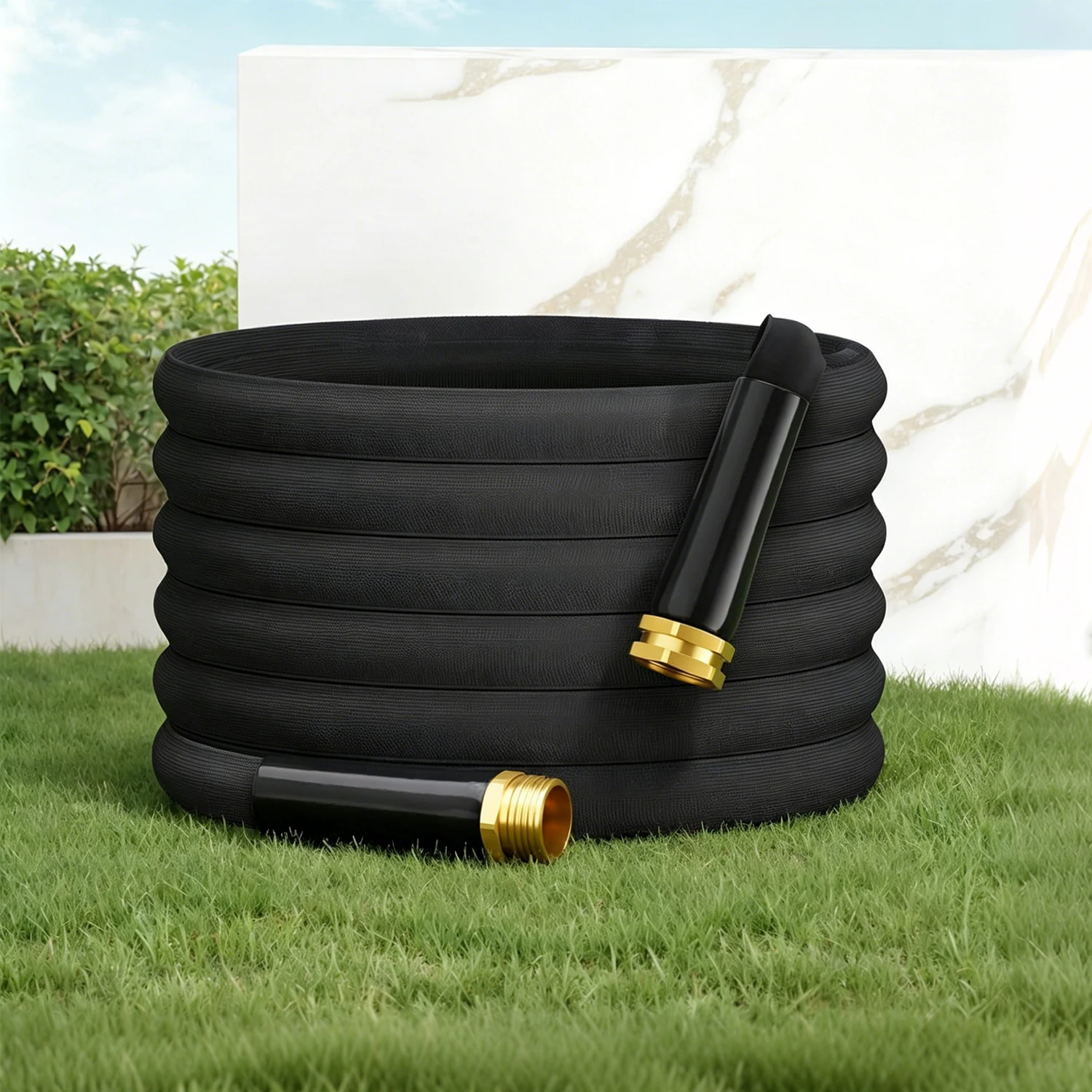 Kink Free Garden Hose Non Expandable Fabric Water Hose
