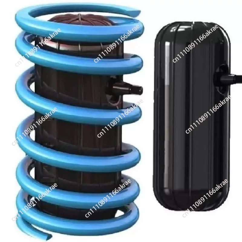 1 Pair Car Rear Suspension Spring Airbag, Noise Reduction Air Spring Shock Absorber for Sedan SUV Off-Road Vehicles