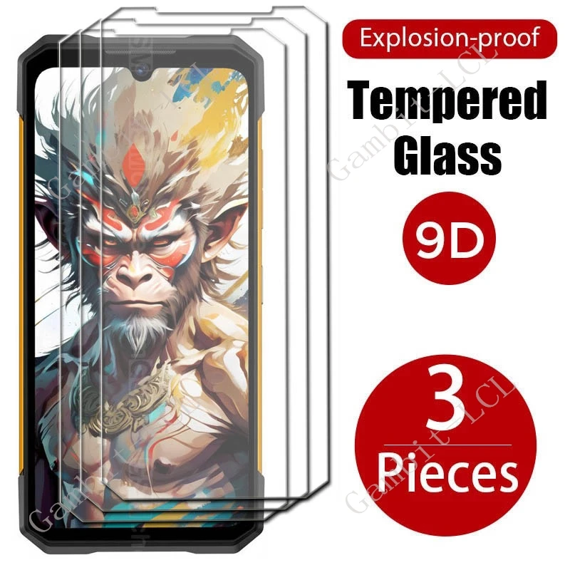 

3PCS Protective Tempered Glass For Doogee S200 X DoogeeS200X DoogeeS200 S200X 6.72" Screen Protector Cover Film