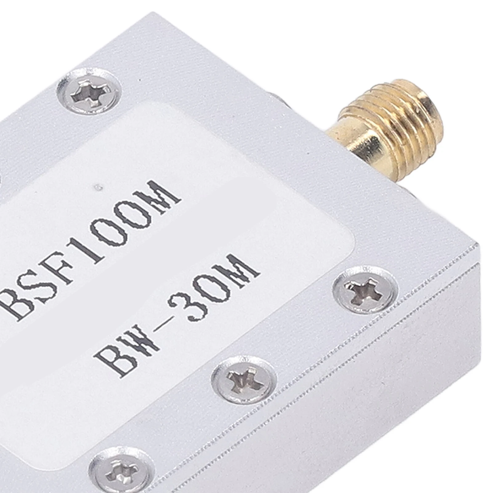 Broadcast FM Block Filter Band Stop Filter 88-108M Anti FM Interference CNC Aluminum Alloy Shell Passive Notch Filter