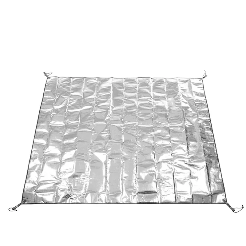 

Camping Groundsheet Waterproof Picnic Mat Tent Mat Multifunctional PE Aluminum Foil Moisture Barrier Outdoor Portable Cot Mat
