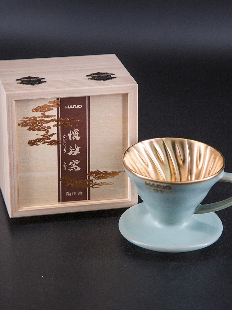 Ceramic Workshop Huairu Kiln Tianqing Jinyuan Filter Cup V60 Handmade Coffee 01 Ceramic