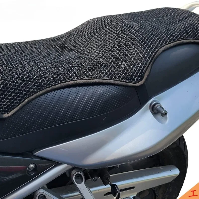 Motorcycle Seat Cushion Cover Non-slip 3D Breathable Mesh Structure Breathable Soft Comfortable Sun Protection Motor Accessories