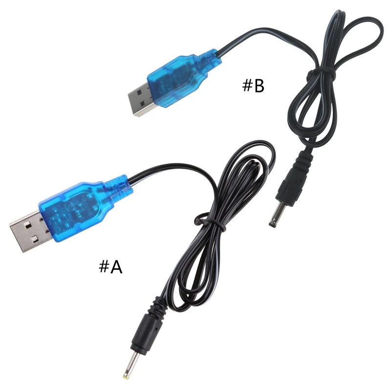 3.7V 2.5mm/3.5mm Lithium Lipo Battery USB Charging Cable for RC Music Story