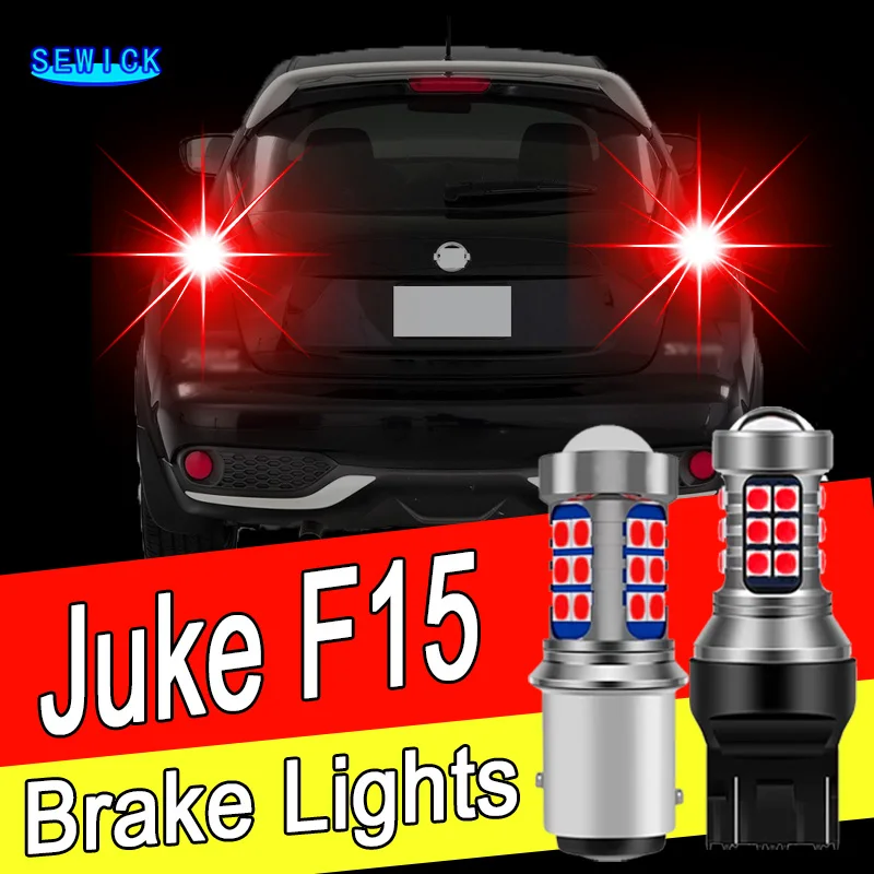 2pcs LED Brake Light Bulb Accessories For Nissan Juke F15 2010-2018 2011 2012 2013 2014 2015 2016 2017