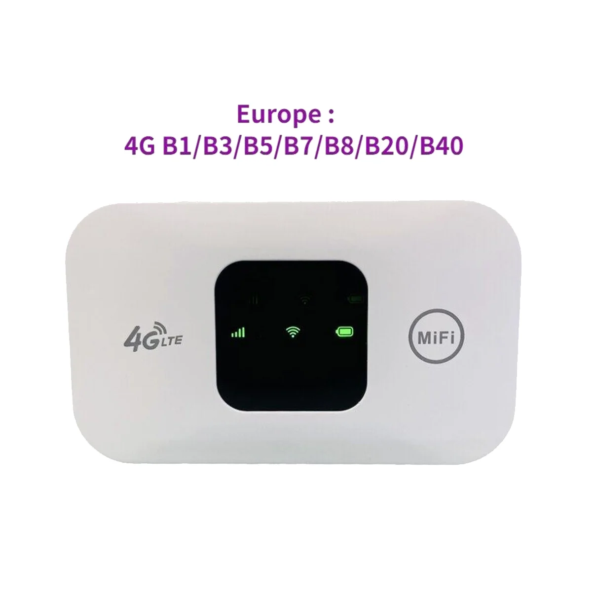 4G Wifi Router Mifi 150Mbps Wifi Modem Auto Mobiele Wifi Draadloze Hotspot Ondersteuning 10 Gebruikers Met Simkaart