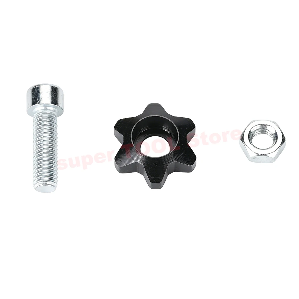 10 Sets M6 Stainless Steel Bolts Colorful Aluminum Alloy Hex Star Screws for Car Motorcycle Modification Fasteners