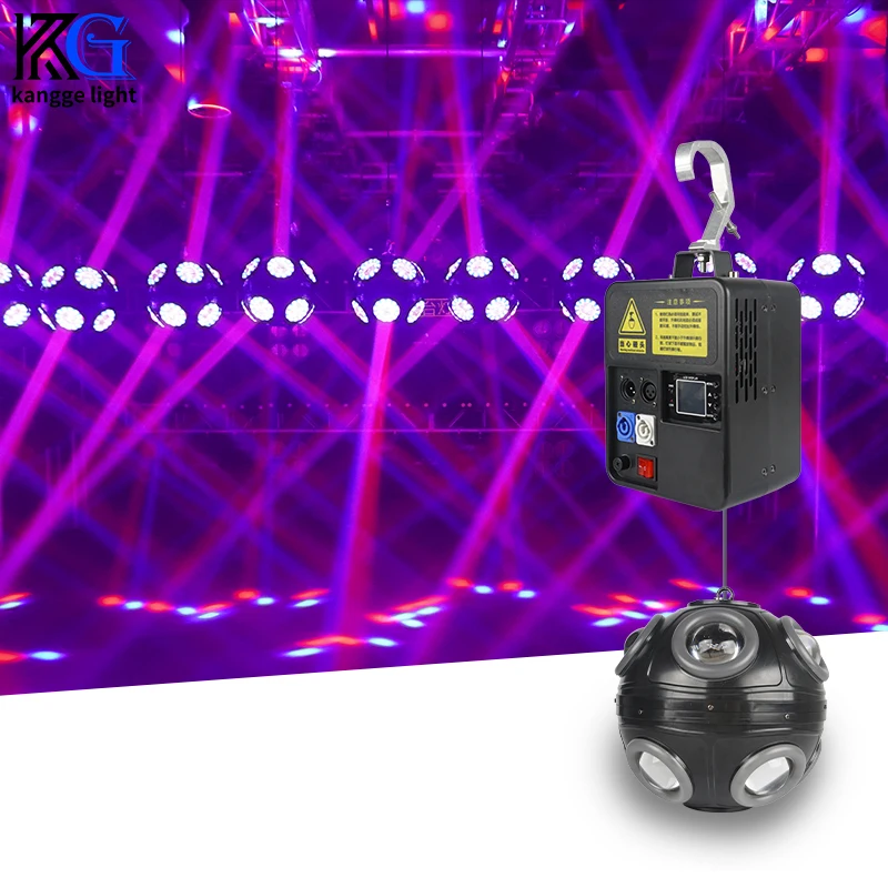 New DJ Disco Bar Lifting Football Light DMX 10x20W Beam Moving Head Light 4in1 Strobe Effect Lifting Ball Light for Night Club