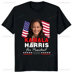 Kamala Harris 2024 for President Tshirt Harris Supporter He Jinli Printed Tees What Can Be Unburdened By What Has Been T Shirt