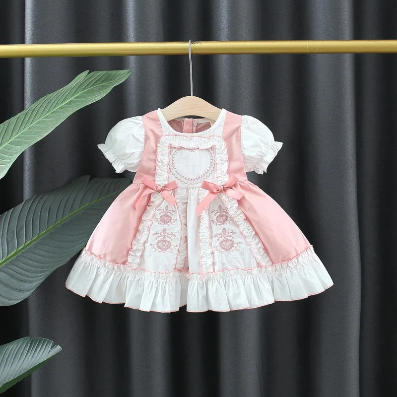 Girls Dresses Summer 2024 Children Lolita Dress For Baby 0 To 4 Years Costume Kids Princess Party Dress Girl Birthday Clothes