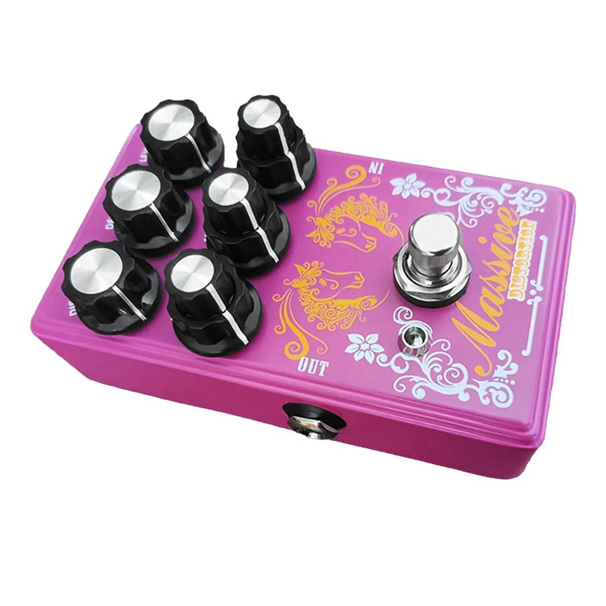 Y02AGuitar Distortion Overdrive Effect Pedal, Depth ,Level,3-Band Parametric EQ Sound Modifier,Overdrive Guitar Pedal