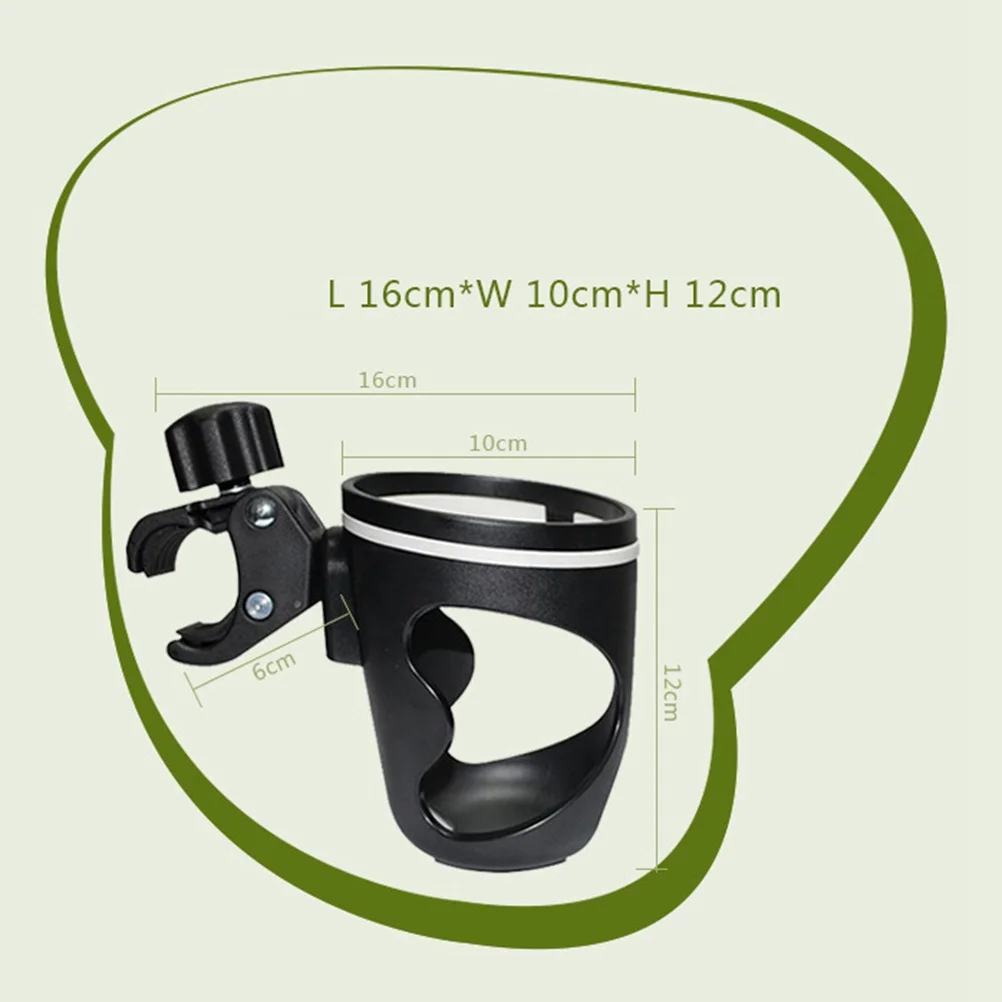 حامل أكواب لعربة الأطفال متعدد الوظائف، حامل زجاجات قابل للتعديل مع مشبك دوار 360 درجة لعربات الأطفال والدراجات البخارية #4