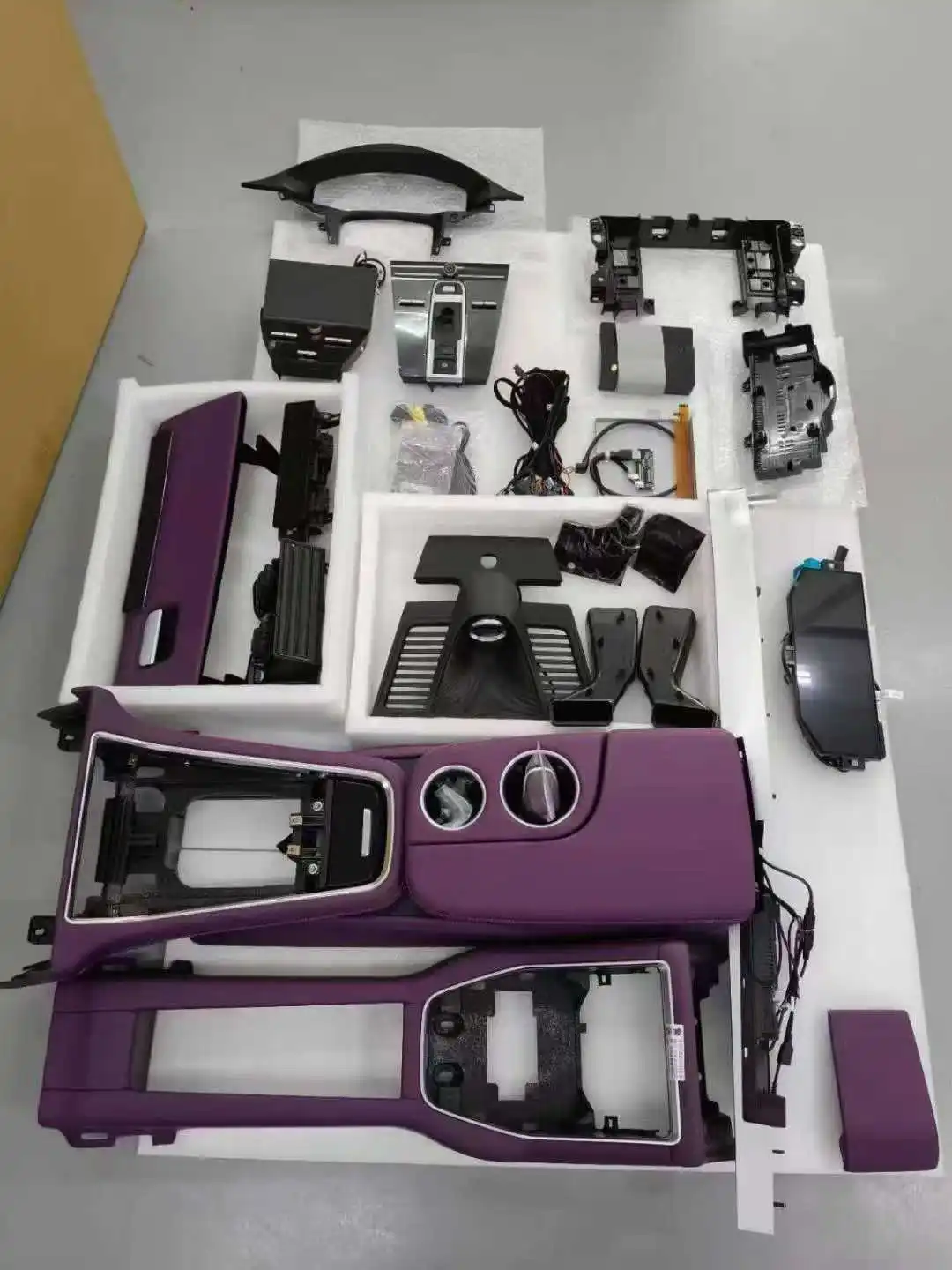 Car Upgrade Kit 971 Center Console Dashboard Car Modification Center Screen Automotive Interior for Panamera 2010-2016 970