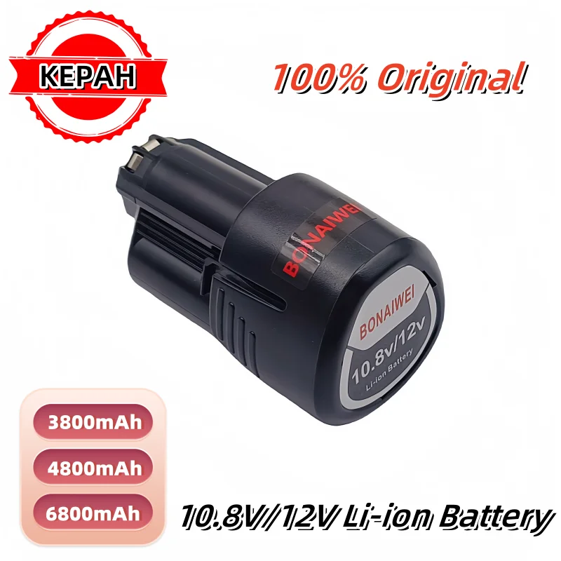 6800mAh 10.8V 12V Li-ion BAT411 Rechargeable Battery lpega BOSCH BAT412A BAT413A D-70745GOP 2607336013 2607336014 PS20-2 PS40-2