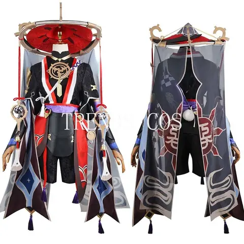 Scaramouche Cosplay Costume Balladeer Full Set Halloween Scaramouche Outfits for Comic Con