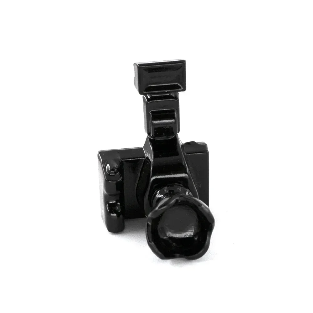 1/12 Scale Dollhouse Accessories, Mini Metal SLR Camera Miniature Model for Dollhouse Scene Decoration