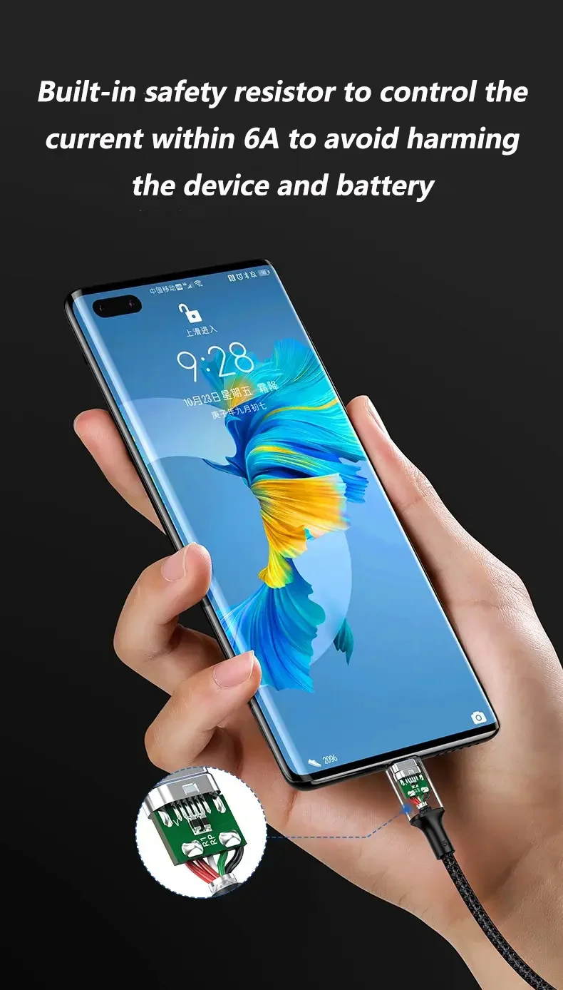 UGREEN Cable USB C USB2.0 5A Cable de carga rápida 66w USB a tipo C Cable Nylon trenzado tipo C cargador 480Mbps transferencia de datos