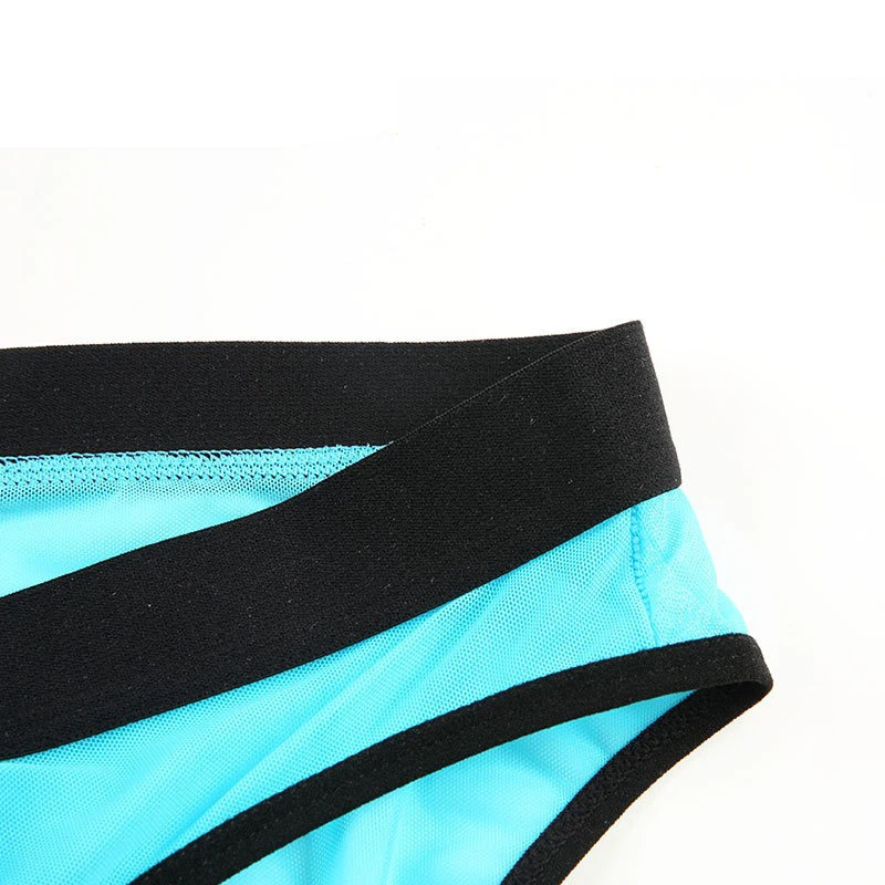 Men's Underwear Ultra-thin Low-rise Breathable Mesh Triangle Pants Briefs