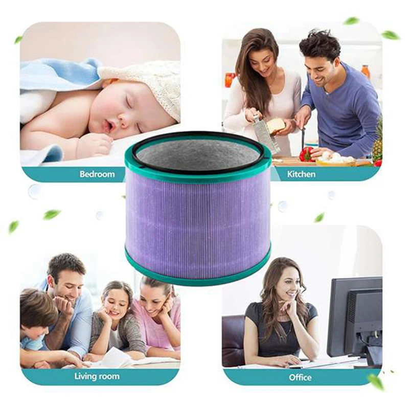 Substituição do filtro HP01HEPA para Dyson, HP02, DP01, DP02, purificadores de mesa, substitui a peça, 968125-03, 2 Pack