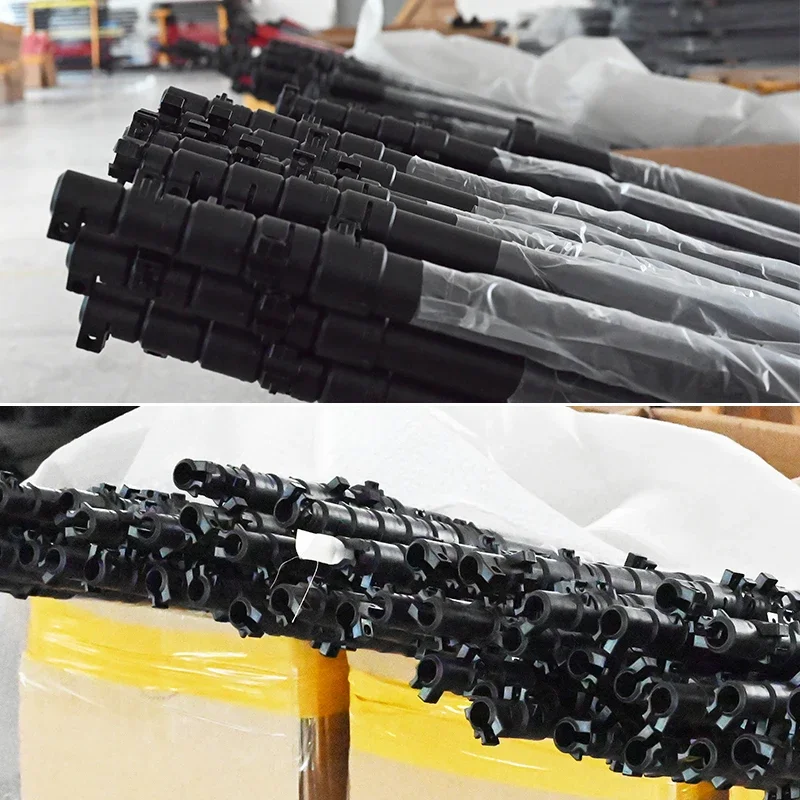 strong long reach carbon fiber telescopic rods/carbon fibre telescopic olive harvester poles with clamps locking 10m 20m