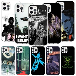 The X Files I Want to Believe Phone Case For Apple iPhone 16 15 14 13 12 11 Pro Max XS XR X 7 + 8 Plus SE Soft Shell Cover Coque