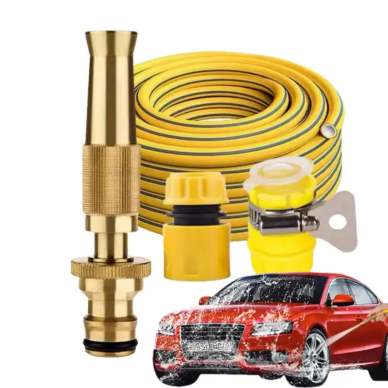 

High Pressure Car Wash Flushing Sprinkler Adjustable Water Hose Lightweight Car Wash Water Hose For Outdoor Watering Car Wash