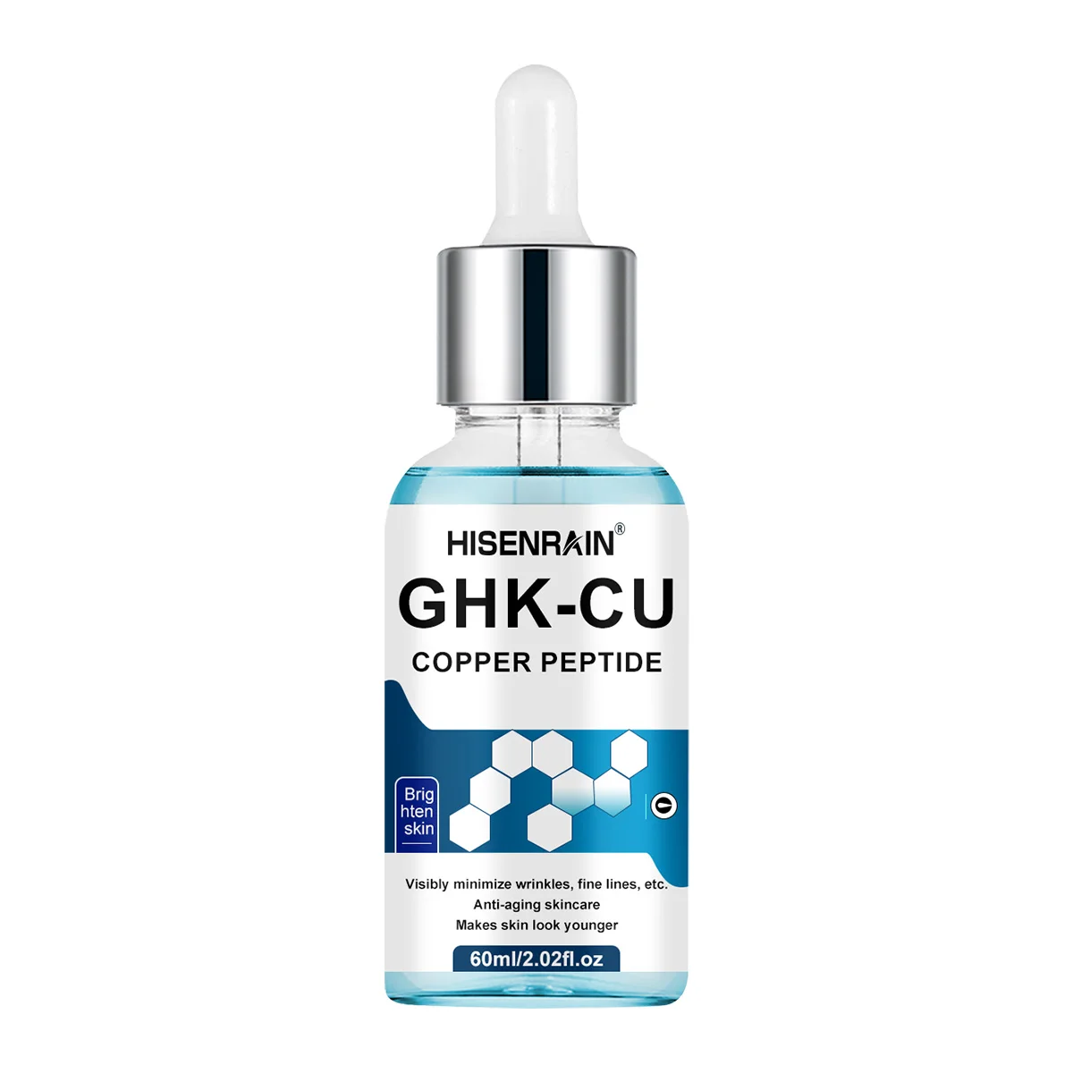 HISENRAIN GHK-CU Anti-Aging Gesichtsserum - Kupferpeptid Verjüngungsessenz für Straffung, Faltenreduktion & Hautregeneration. – Detail 11