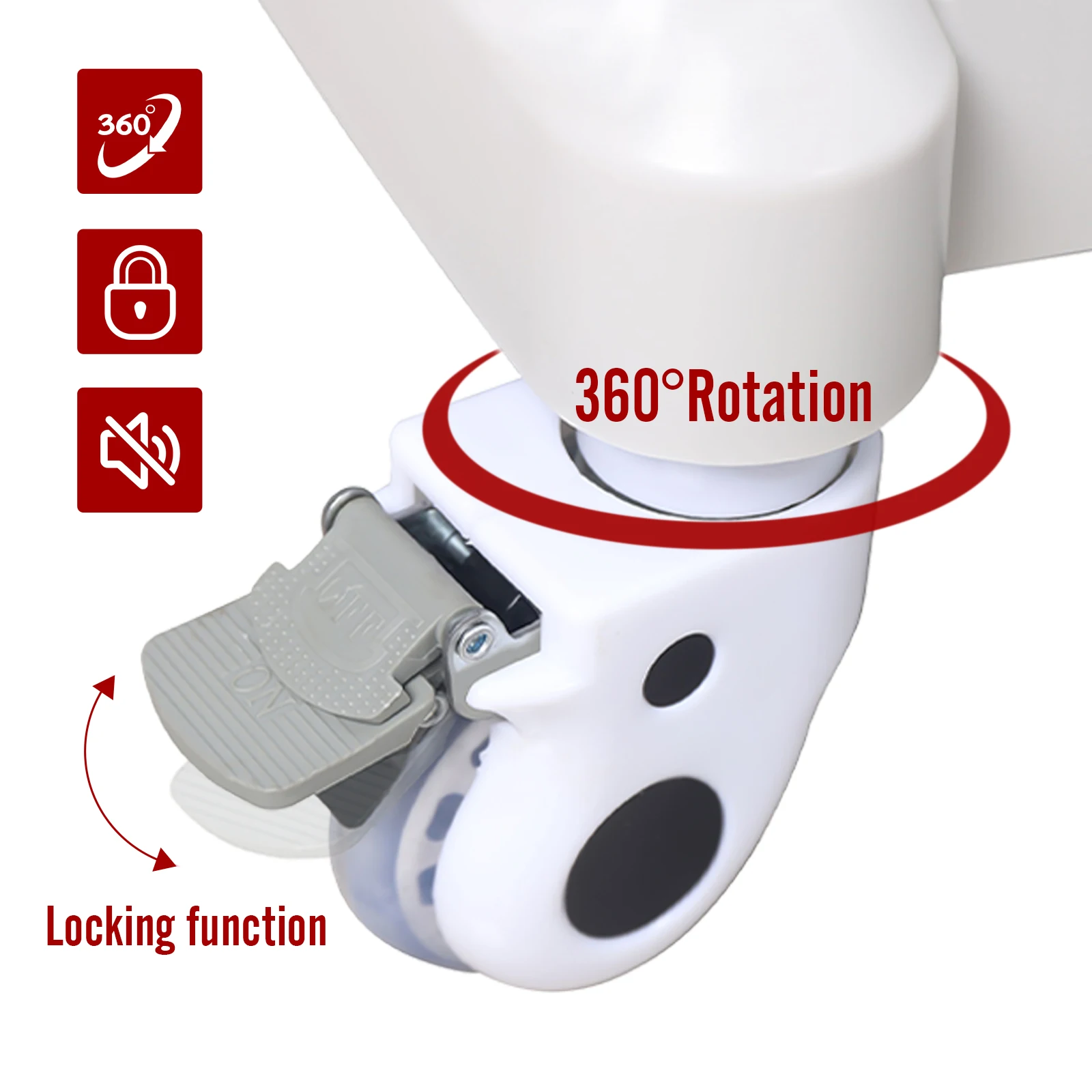 3 Layer Beauty Cart Multifunction Salon SPA Trolley Stand Cart With 360°Rotation Wheel For Beauty Machines