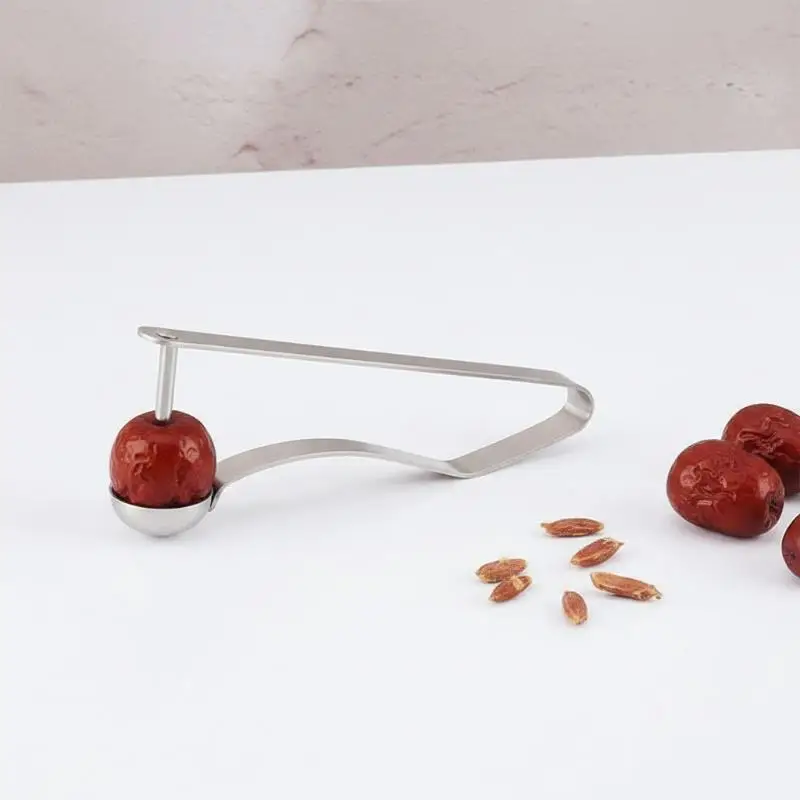 ❤️ Stainless Steel Cherry Pitter Quick Pitting Suitable For Home And Outdoor Use
