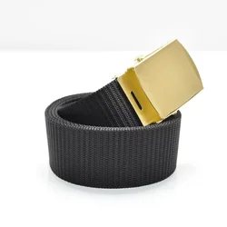 Mens Belts Fashion New Unisex Trousers Belts Tactical For Jeans Adjustable Waist Belt Nylon Canvas Breathable Classic