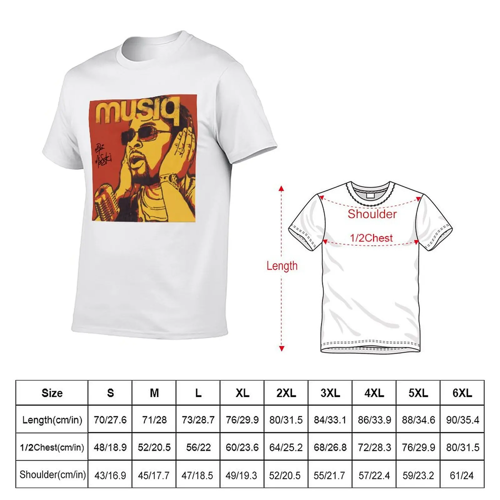 Juslisen album singer retro T-Shirt t shirt for man 100 percent cotton man graphic t shirt T-Shirt