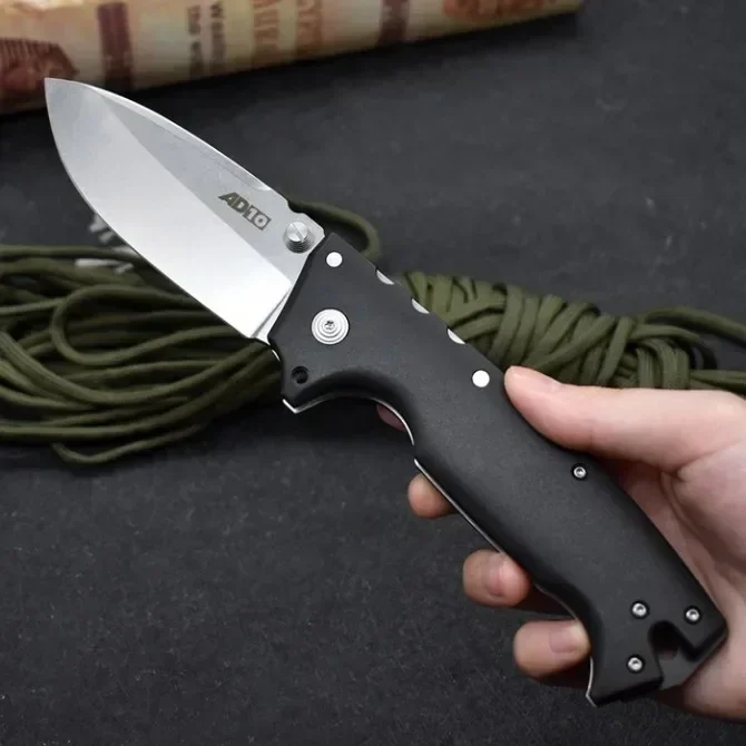 

AD10 Outdoor Camping Survival Folding Knife S35VN Blade G10 Handle High Hardness Sharp EDC Tactical Folding Knife EDC