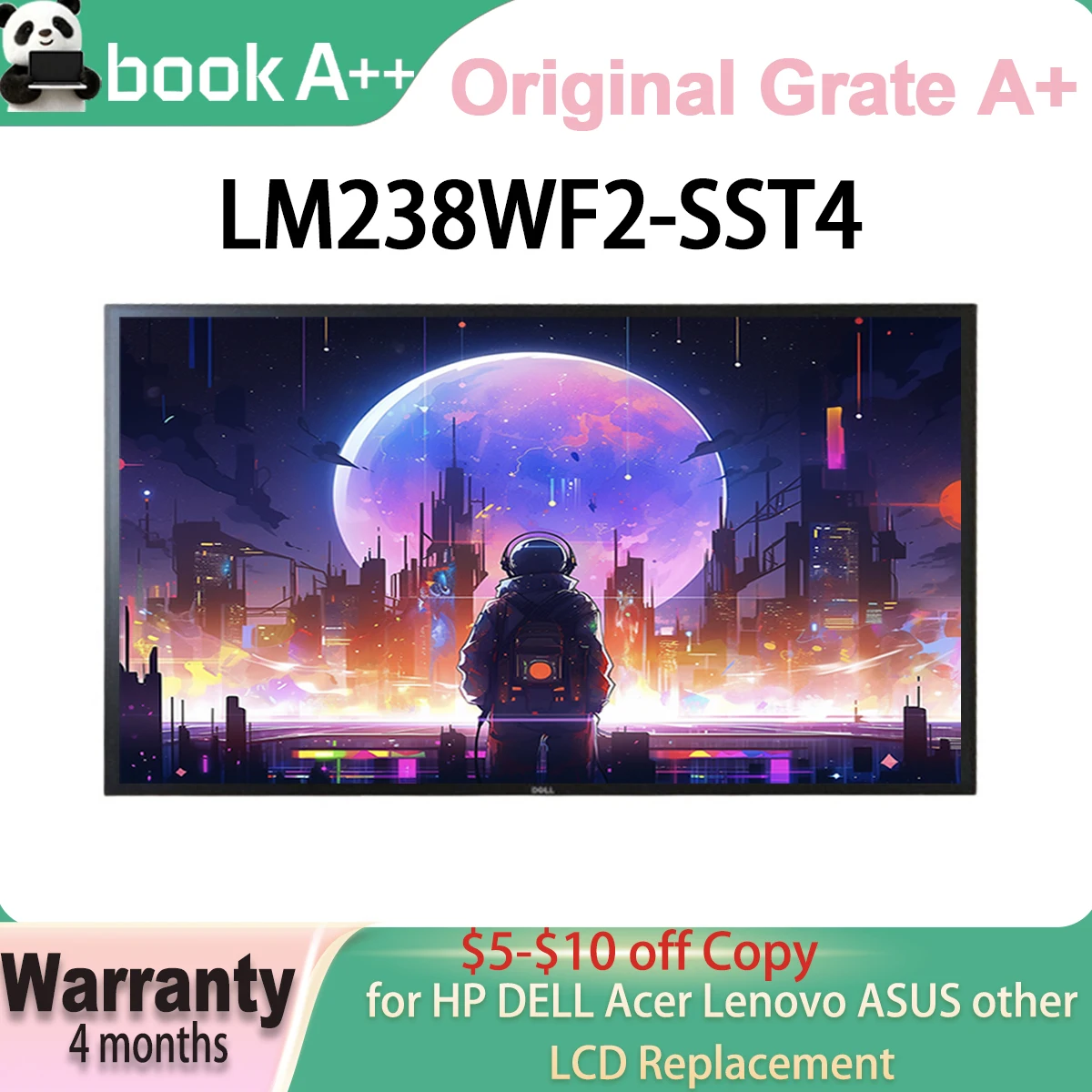 

Оригинальный новый 23,8-дюймовый ЖК-дисплей LM238WF2-SST4 LM238WF2 SST4 LM238WF2 (SS)(T4) FHD 100 Гц 30-контактный ЖК-дисплей для универсальных машин