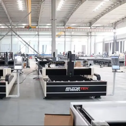 1500*3000mm CNC Laser Cutting Machine Fiber Laser Cutter Stainless Steel Sheet Tube Cutting With 3000W 6000W Laser Source