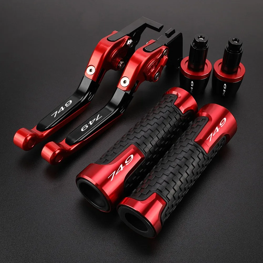 

FIT 749 Motorcycle CNC Extendable Adjustable CNC Brake Clutch Lever For DUCATI 749 2003 2004 2005 2006 Handlebar grips Accessory