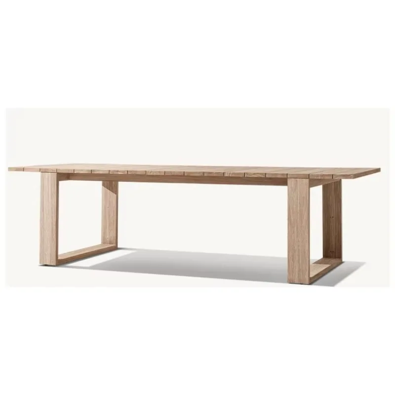 

Garden Furniture Low Slope, Seats 8 Solid Teak Outdoor Dining Set