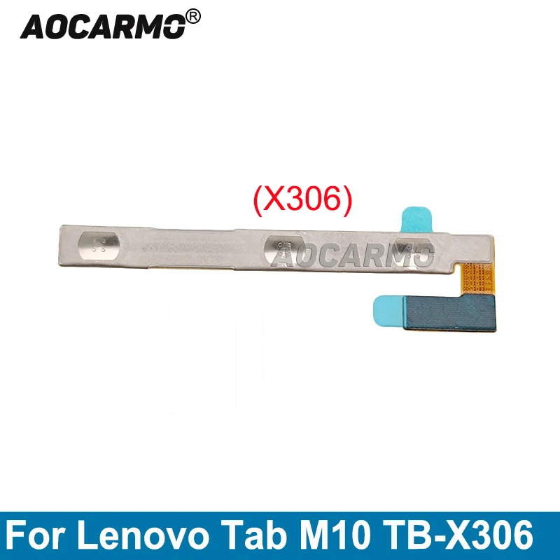 Aocarmo Power On / Off Flex Cable For Lenovo M10 TB-X306 Replacement Part X306 Flex