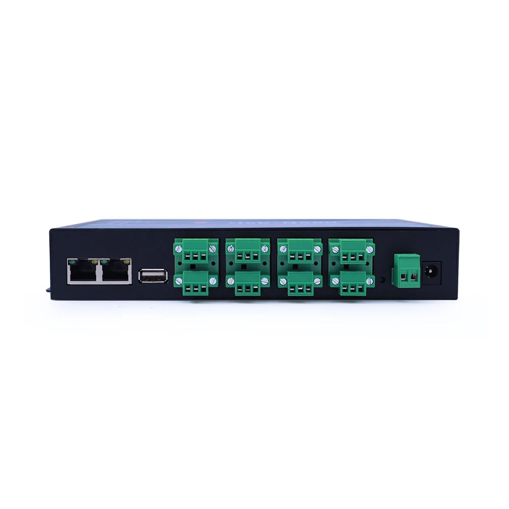 8 RS485 Ports Serial Ethernet Converter IOT Server of Modbus Gateway RTU to Modbus TCP USR-N580