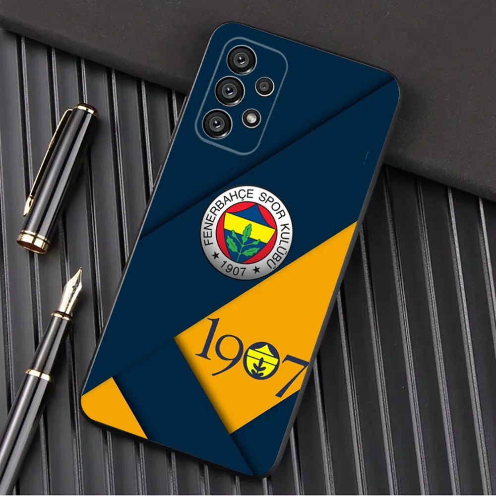 Football F-Fenerbahce  Phone Case For Samsung Galaxy A13,A21s,A22,A31,A32,A52,A53,A71,A80,A91 Soft Black Shell